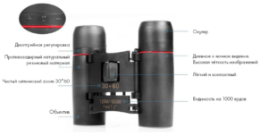 Описание бинокля Nikon Aculon